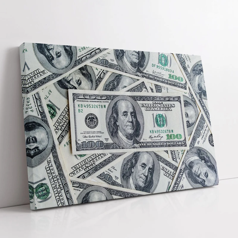 Tablou cu Dolari - Tablou urban 