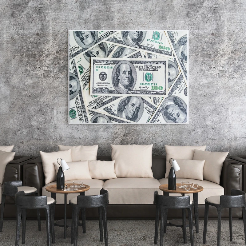 Tablou cu Dolari - Tablou urban 