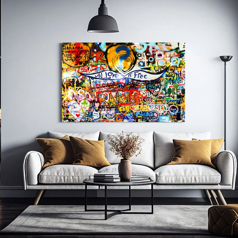 Love is Free - Tablou urban 