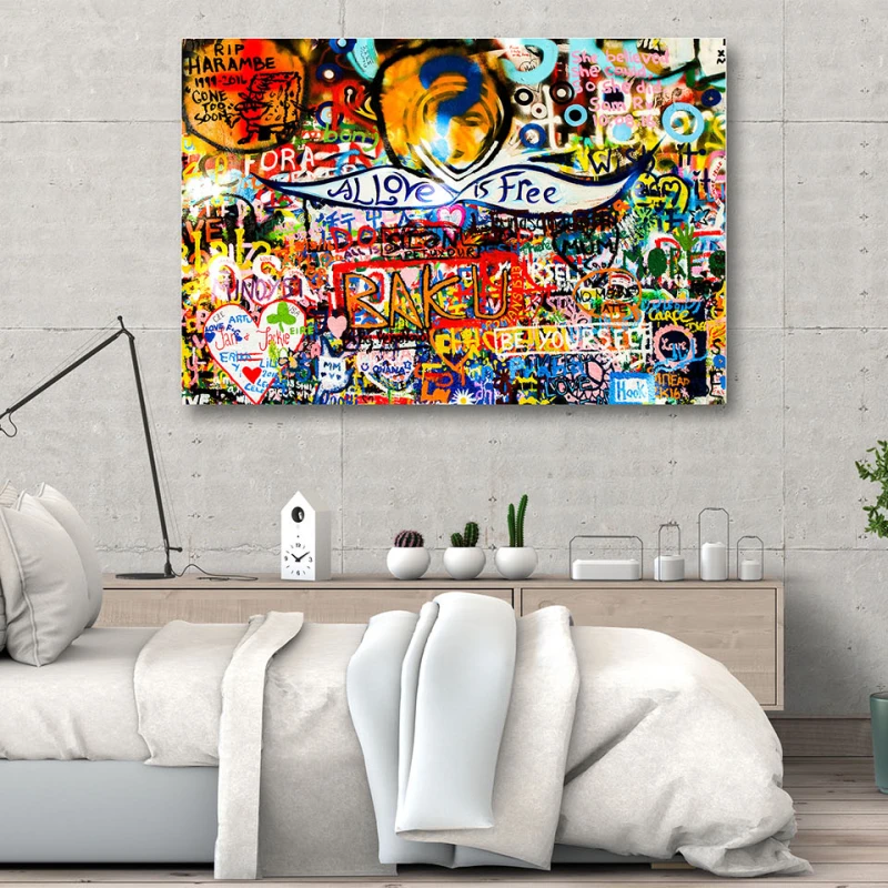 Love is Free - Tablou urban 