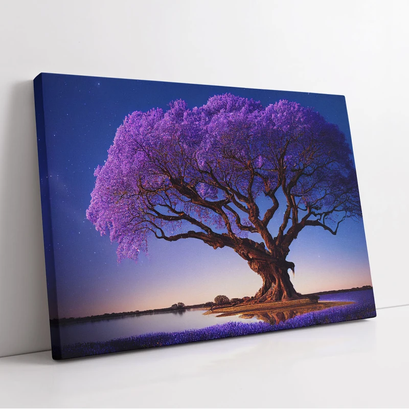 Violet Delicat - Tablou urban 