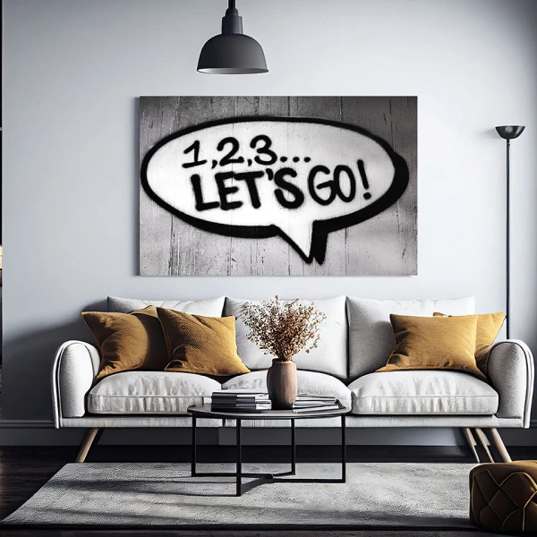 Let's Go - Tablou urban Let's Go - Tablou urban