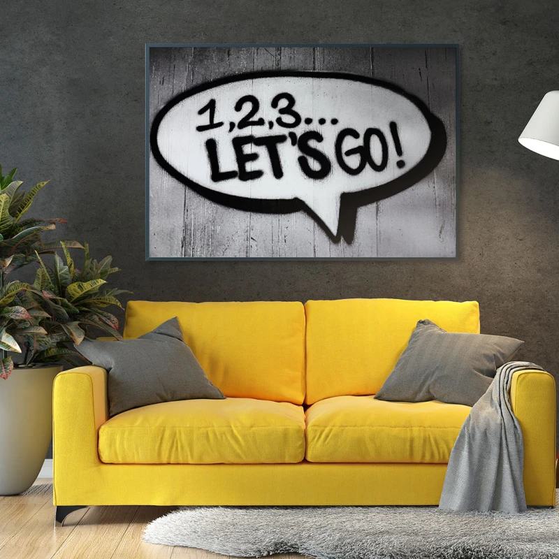 Let's Go - Tablou urban Let's Go - Tablou urban