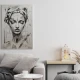 Studiu cu Chip de Femeie I - Tablou urban 