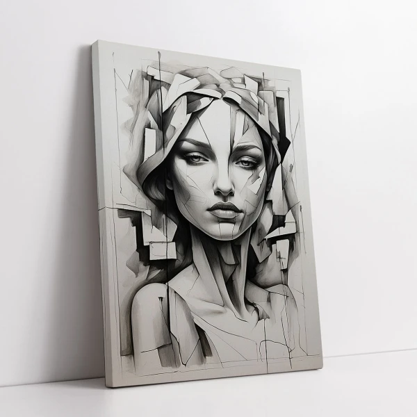 Studiu cu Chip de Femeie III - Tablou urban 