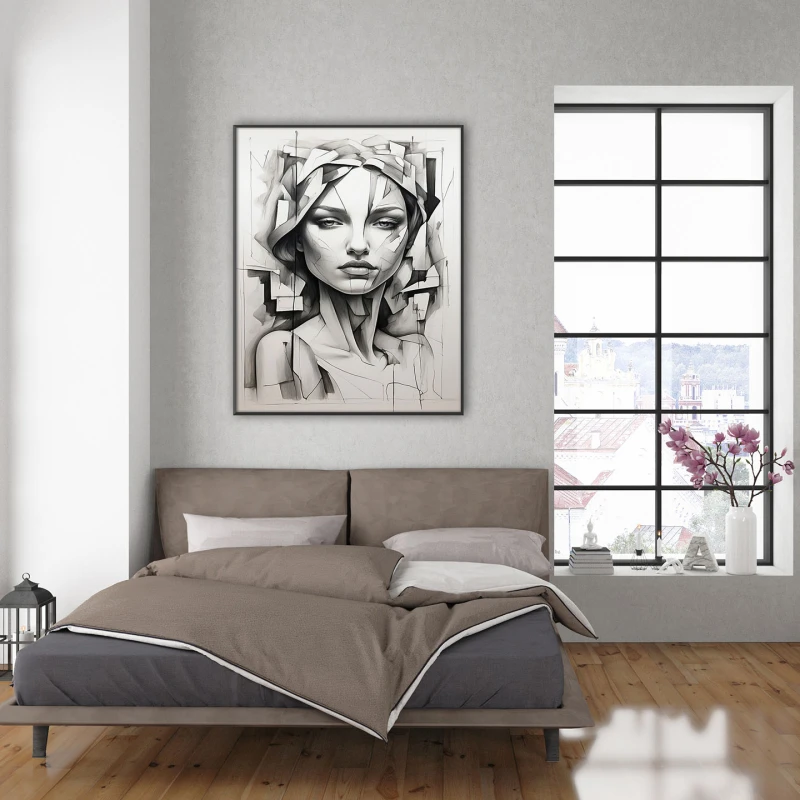 Studiu cu Chip de Femeie III - Tablou urban 