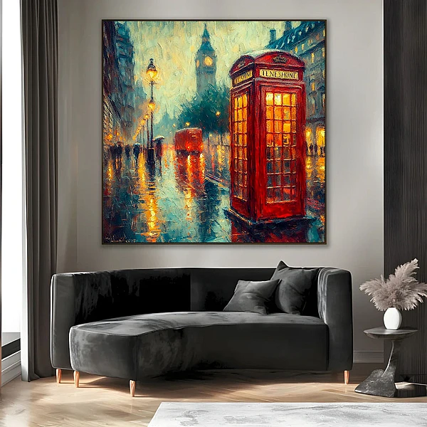 Ploaia Londoneză - Tablou urban