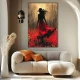 Lady in Red - Tablou urban Lady in Red - Tablou urban