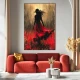 Lady in Red - Tablou urban Lady in Red - Tablou urban