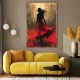Lady in Red - Tablou urban Lady in Red - Tablou urban