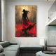 Lady in Red - Tablou urban Lady in Red - Tablou urban