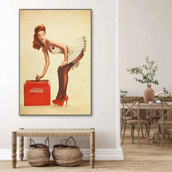 Băuturi Răcoritoare - Tablou Afiș Retro