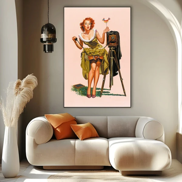Arta Fotografică - Tablou Afiș Retro