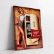Tablou Afiș Retro - Bere Miller, tablou canvas afiș retro pentru living sau restaurant Tablou Afiș Retro - Bere Miller, tablou canvas afiș retro pentru living sau restaurant