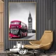 Londra Eternă - Tablou Alb Rosu