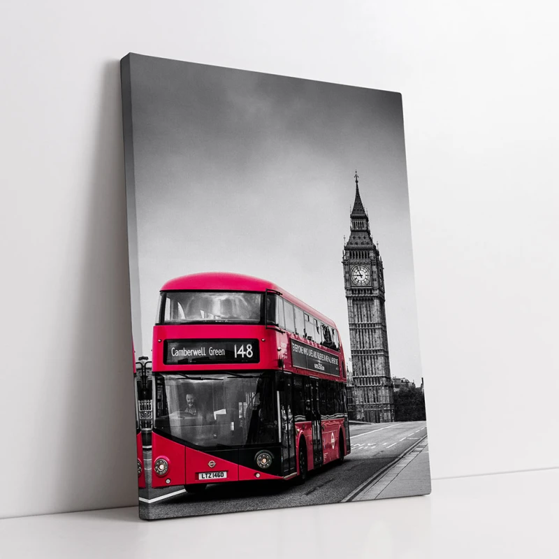 Londra Eternă - Tablou Alb Rosu