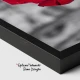 Reflexii de Purpura - Tablou Alb Rosu