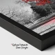 Timeless - Tablou Alb Rosu Timeless - Tablou Alb Rosu