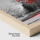 Timeless - Tablou Alb Rosu Timeless - Tablou Alb Rosu