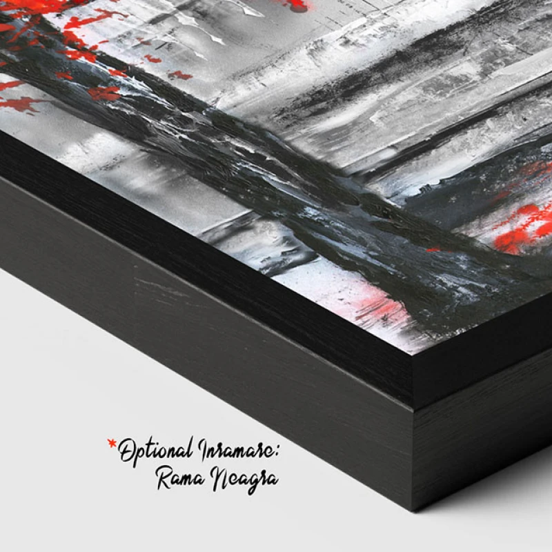 Big Ben Atemporal - Tablou Alb Rosu Big Ben Atemporal - Tablou Alb Rosu