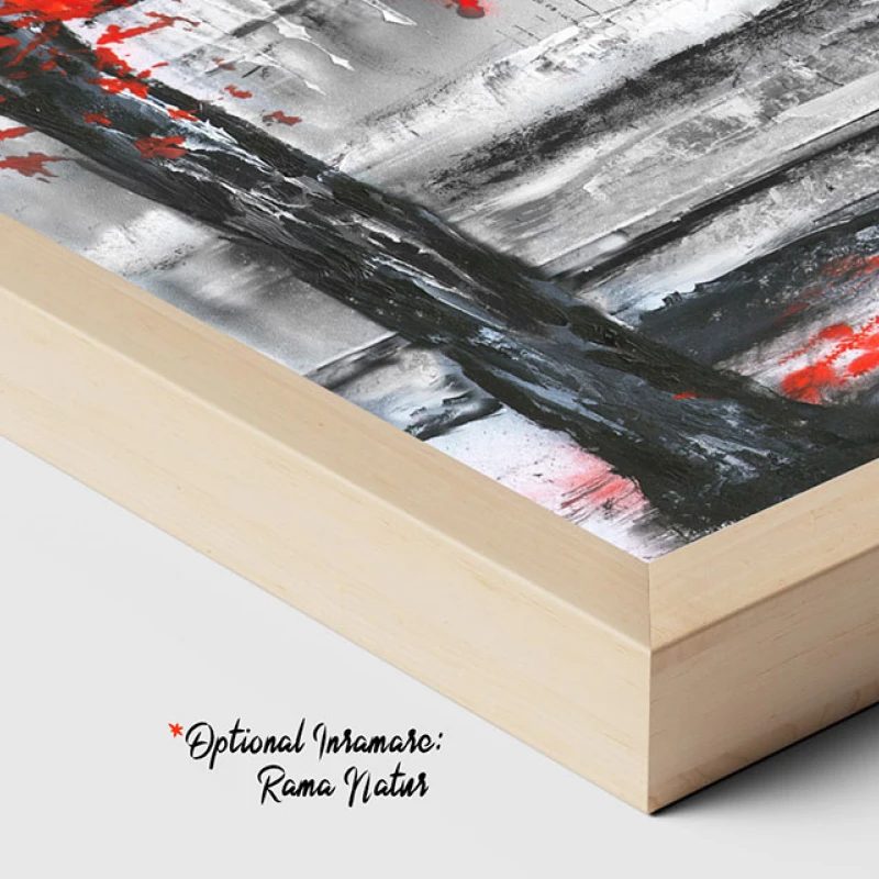 Big Ben Atemporal - Tablou Alb Rosu Big Ben Atemporal - Tablou Alb Rosu