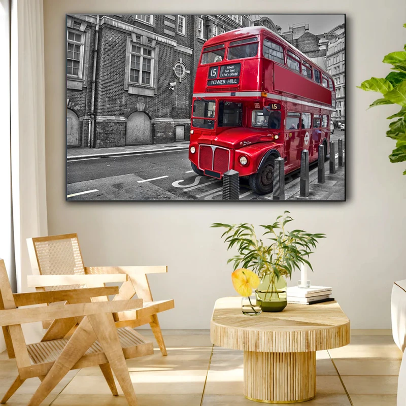 Tower Hill - Tablou Alb Rosu