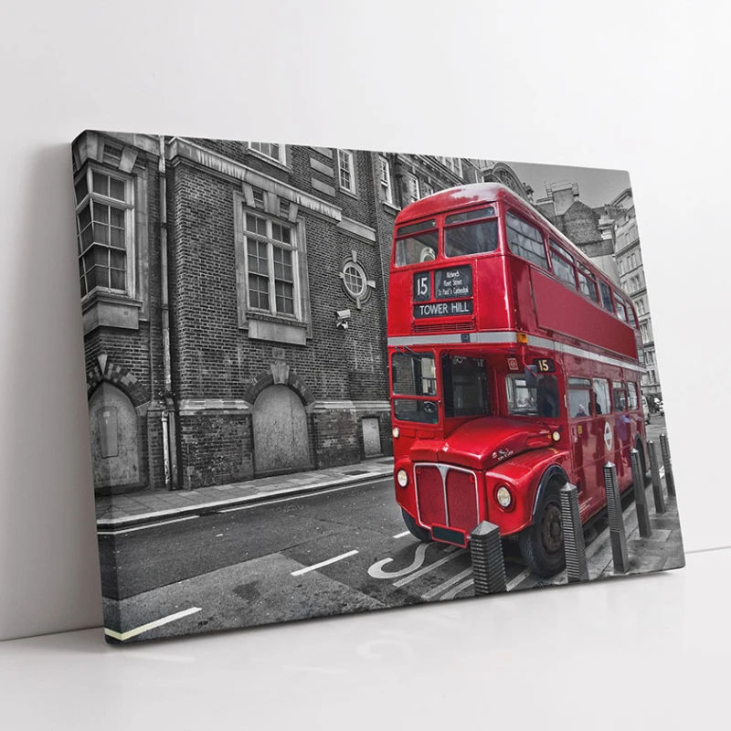 Tower Hill - Tablou Alb Rosu