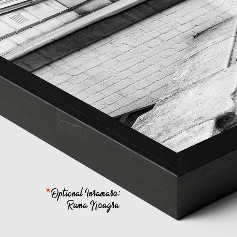 Contrast Britanic - Tablou Alb Rosu