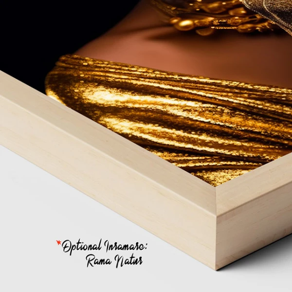 Golden Queen - Tablou Negru Auriu