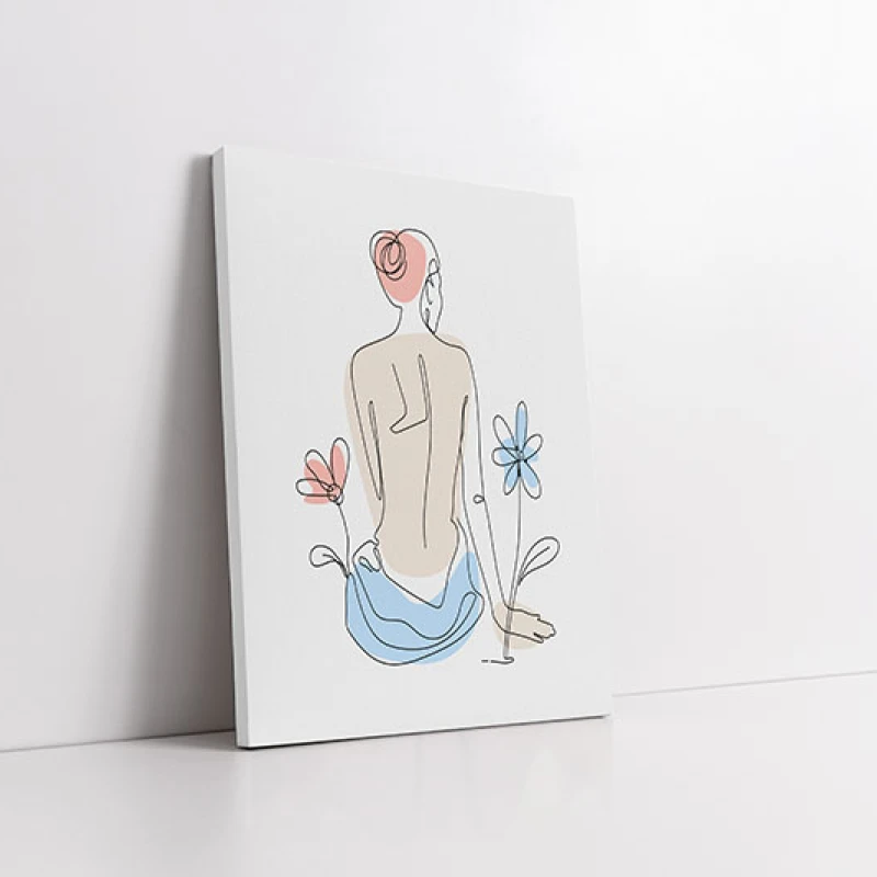 Profilul Eleganței - Tablou One Line Art