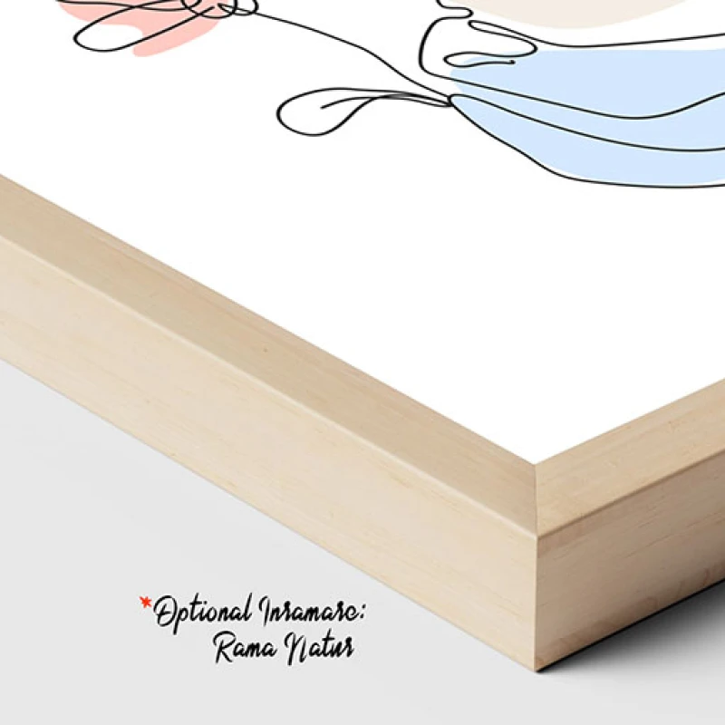 Profilul Eleganței - Tablou One Line Art