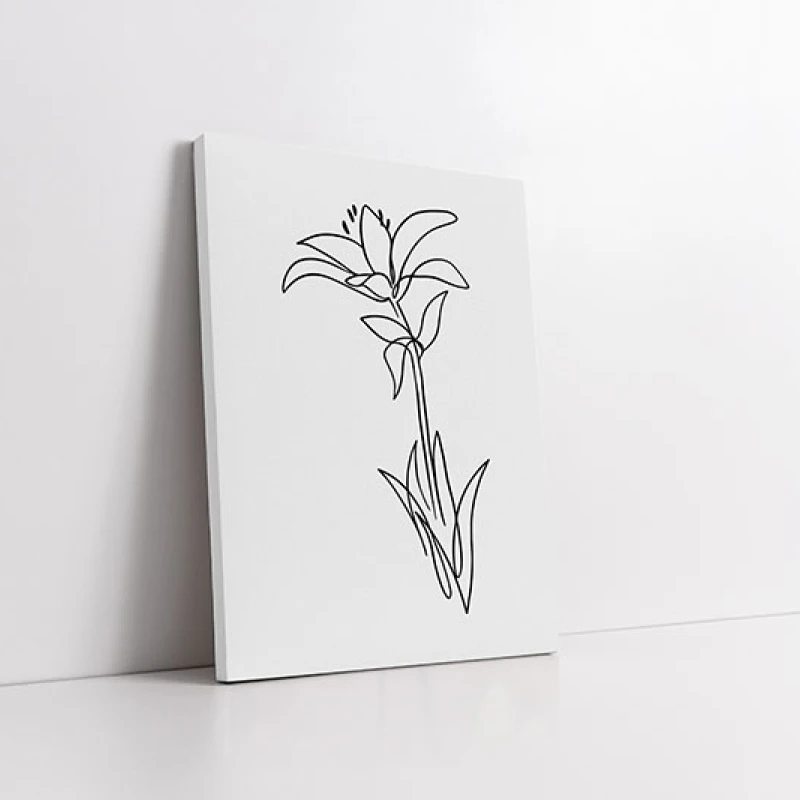 Răspântii de Lumină - Tablou One Line Art