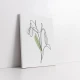 Tablou One Line Art - Primăvara în Contur, tablou modern line art, decor rafinat pentru interior scandinav