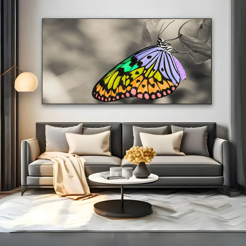 Fluture multicolor - Tablou Fluturi