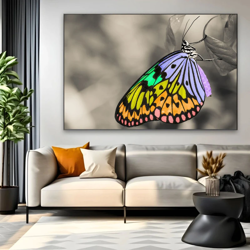 Fluture multicolor - Tablou Fluturi