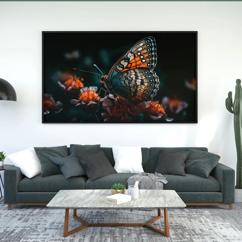 Fluture multicolor - Tablou Fluturi