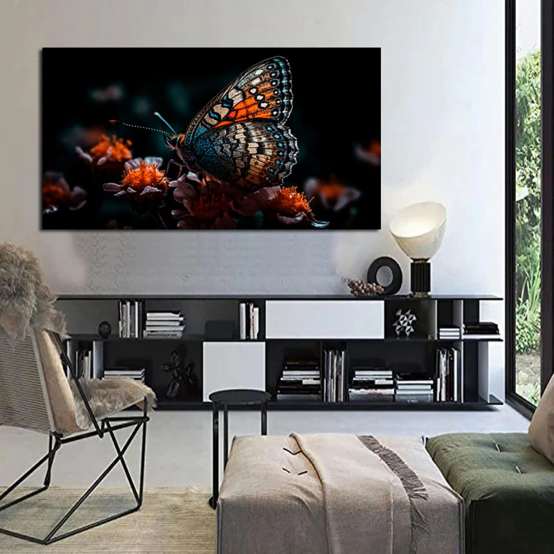 Fluture multicolor - Tablou Fluturi