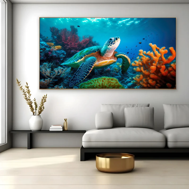 Broasca testoasa de mare - Tablou Fauna Marina