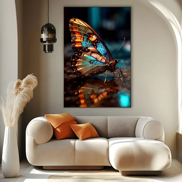 Fluture multicolor - Tablou Fluturi