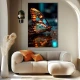 Fluture multicolor - Tablou Fluturi