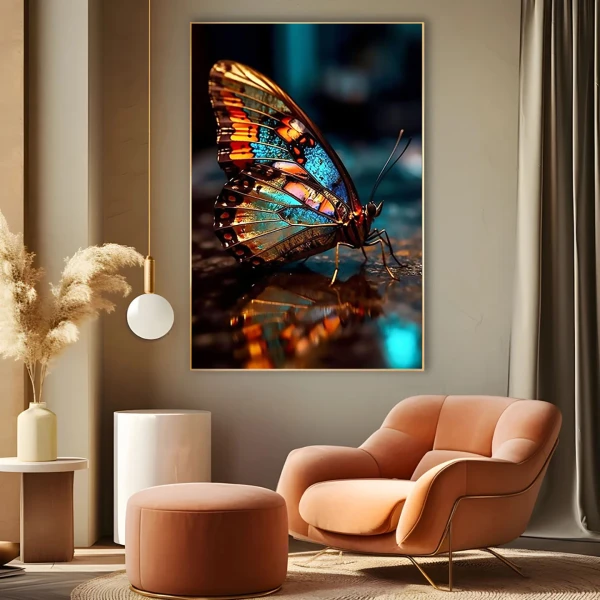 Fluture multicolor - Tablou Fluturi