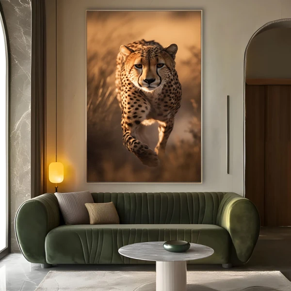 Ghepard la panda - Tablou Animale Salbatice