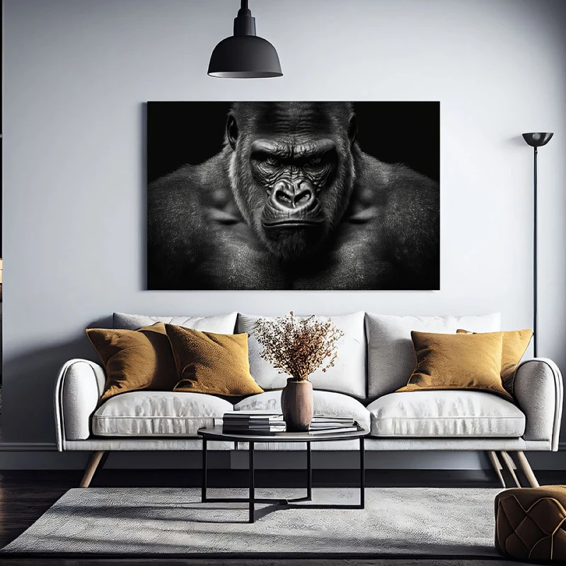 Gorila neagra - Tablou Animale Salbatice