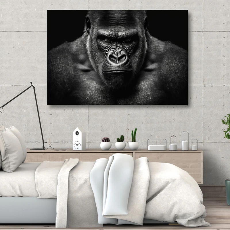 Gorila neagra - Tablou Animale Salbatice