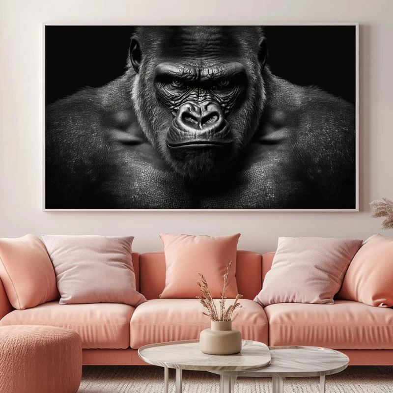Gorila neagra - Tablou Animale Salbatice
