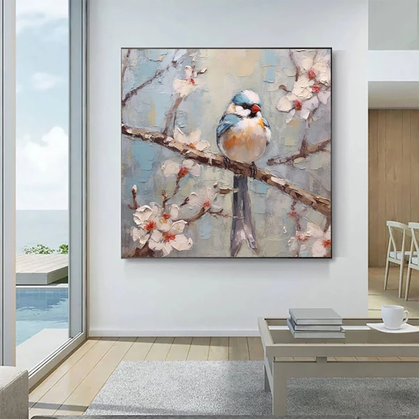 Poem de Primăvară - Tablou Păsări