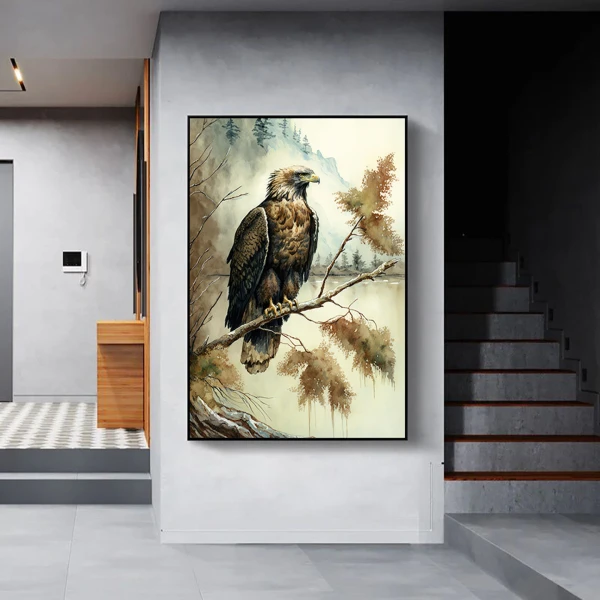 Vulturul Pleșuv - Tablou Păsări