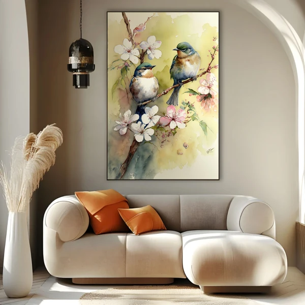 Răsărit cu Bucurie - Tablou Păsări