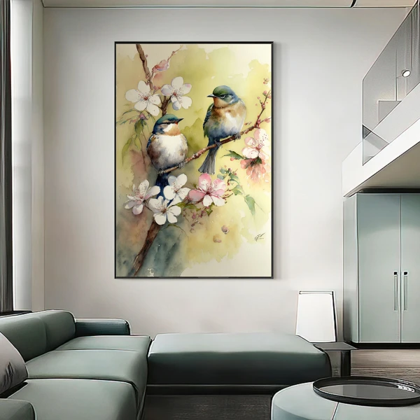 Răsărit cu Bucurie - Tablou Păsări