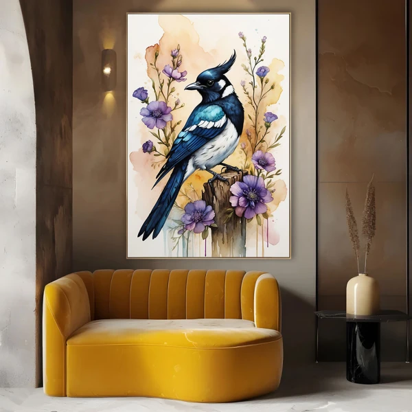 Freamăt de Culoare - Tablou Păsări